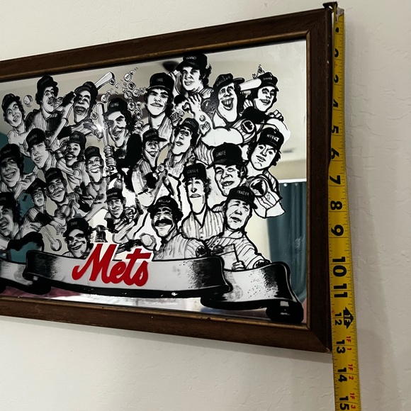 VERY RARE 1977 NEW YORK METS TEAM MIRROR - (Tom Seaver, Jerry Koosman) - Picture 3 of 3